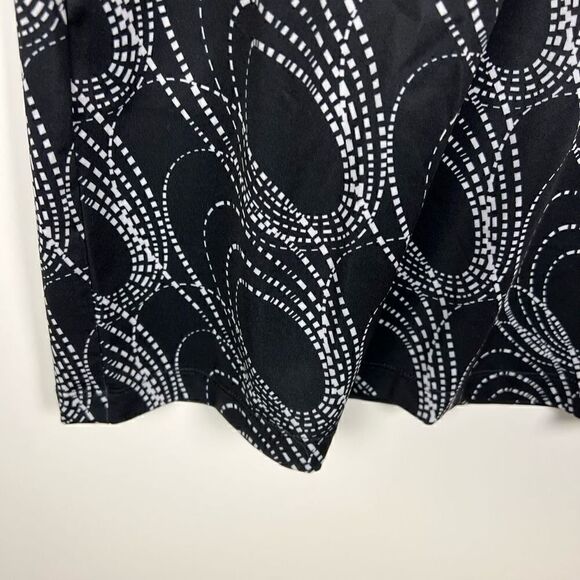 EP New York Golf Tennis Sleeveless Athletic Dress Black White Pattern M - Picture 6 of 12